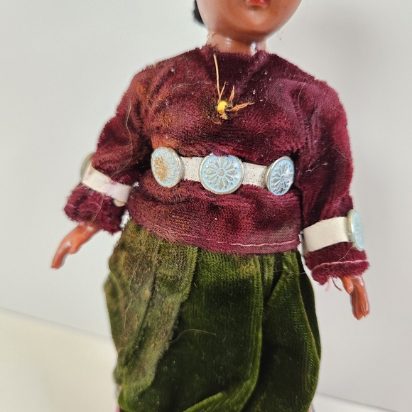 Vintage Native American Navajo Carlson Doll Woman Eyes Open Close First Nations - Picture 7 of 10